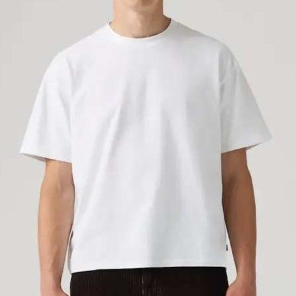 NWT Levi's Boxy Relaxed T-Shirt Men's Medium White Cotton Tee